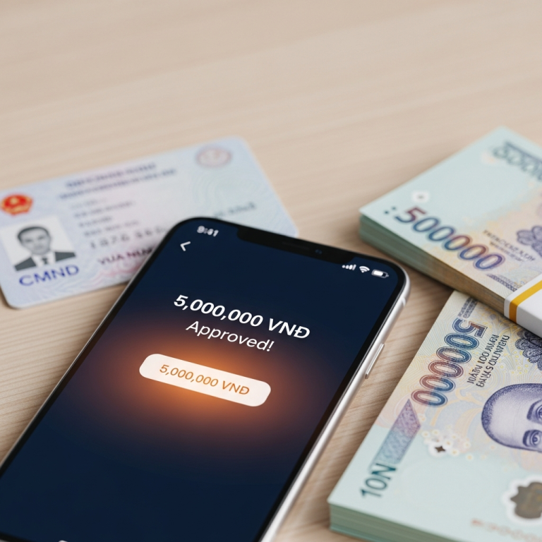 Vay 5 triệu online nhanh chóng, chỉ cần CCCD nhận tiền ngay